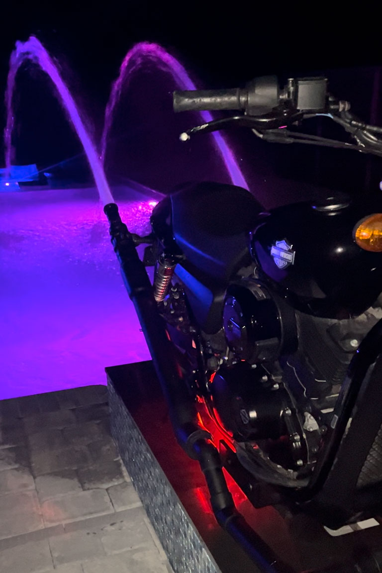 Motorcycle Fountains 